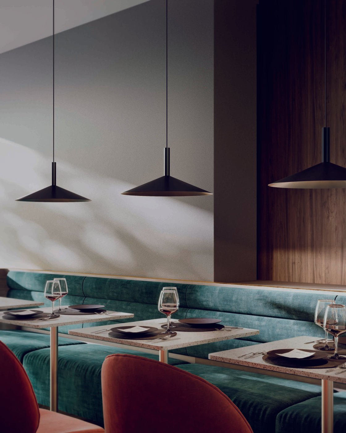Vezoror Conical Pendant Light