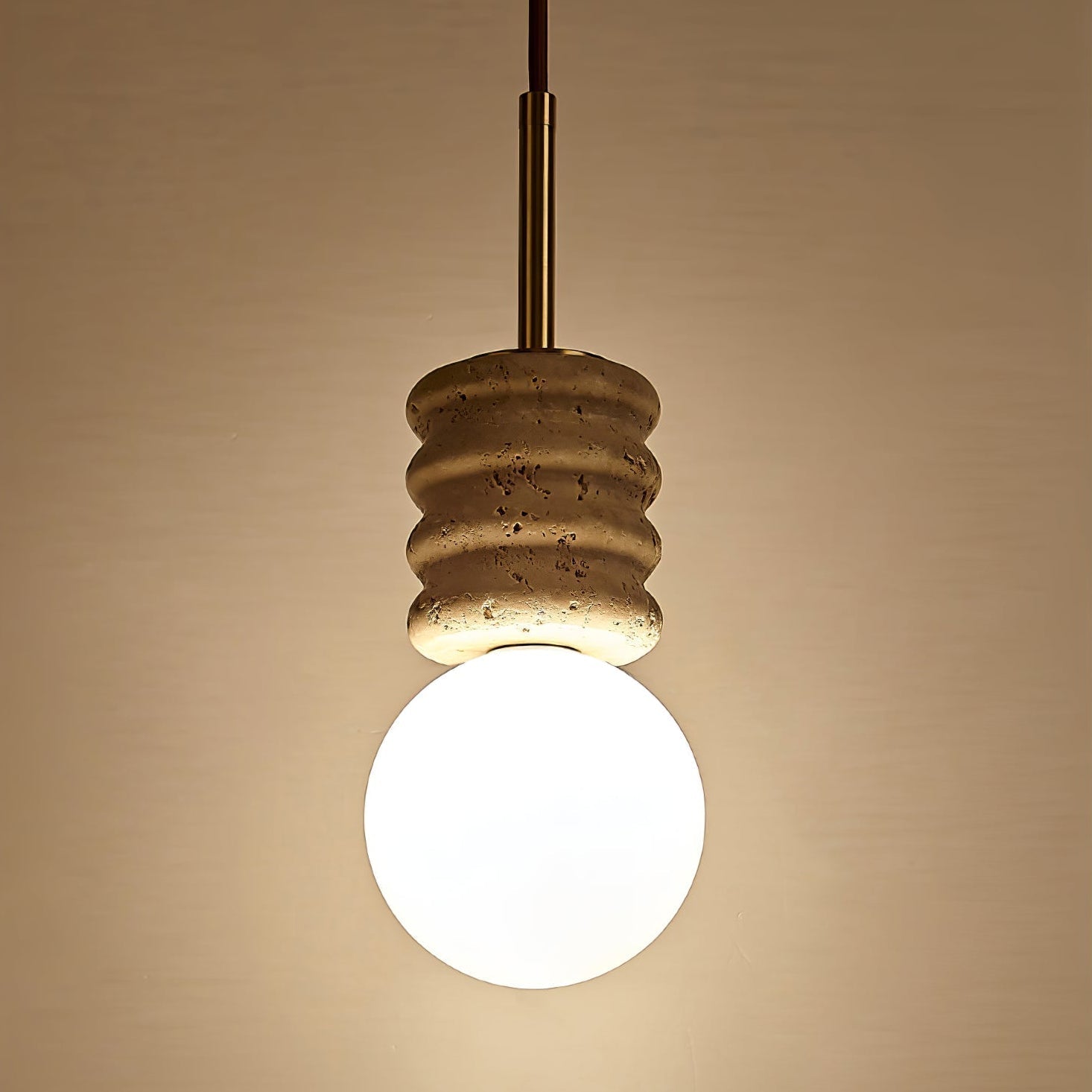 Akls Travertine Pendant Lamp