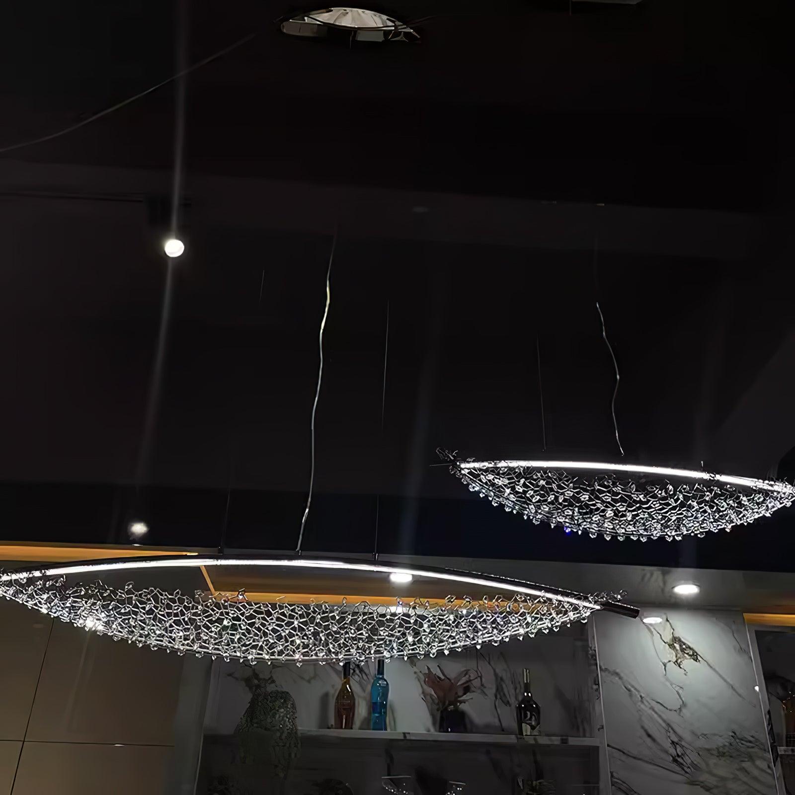 Elvarin Crystal Pendant Light
