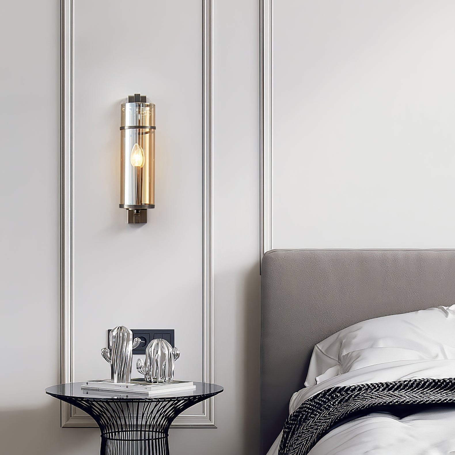 Niroxen Premium Nordic Art Glass Wall Lamp
