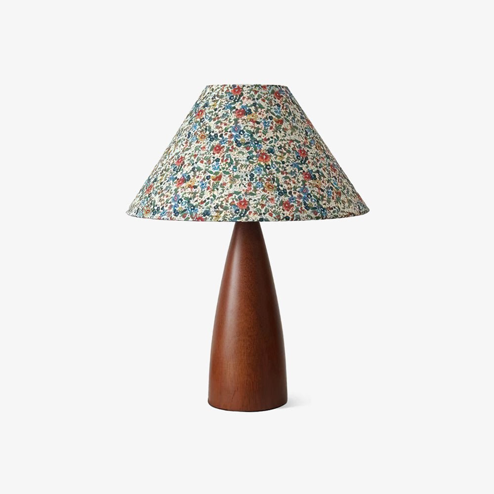 Ber Vintage Wood Table Lamp