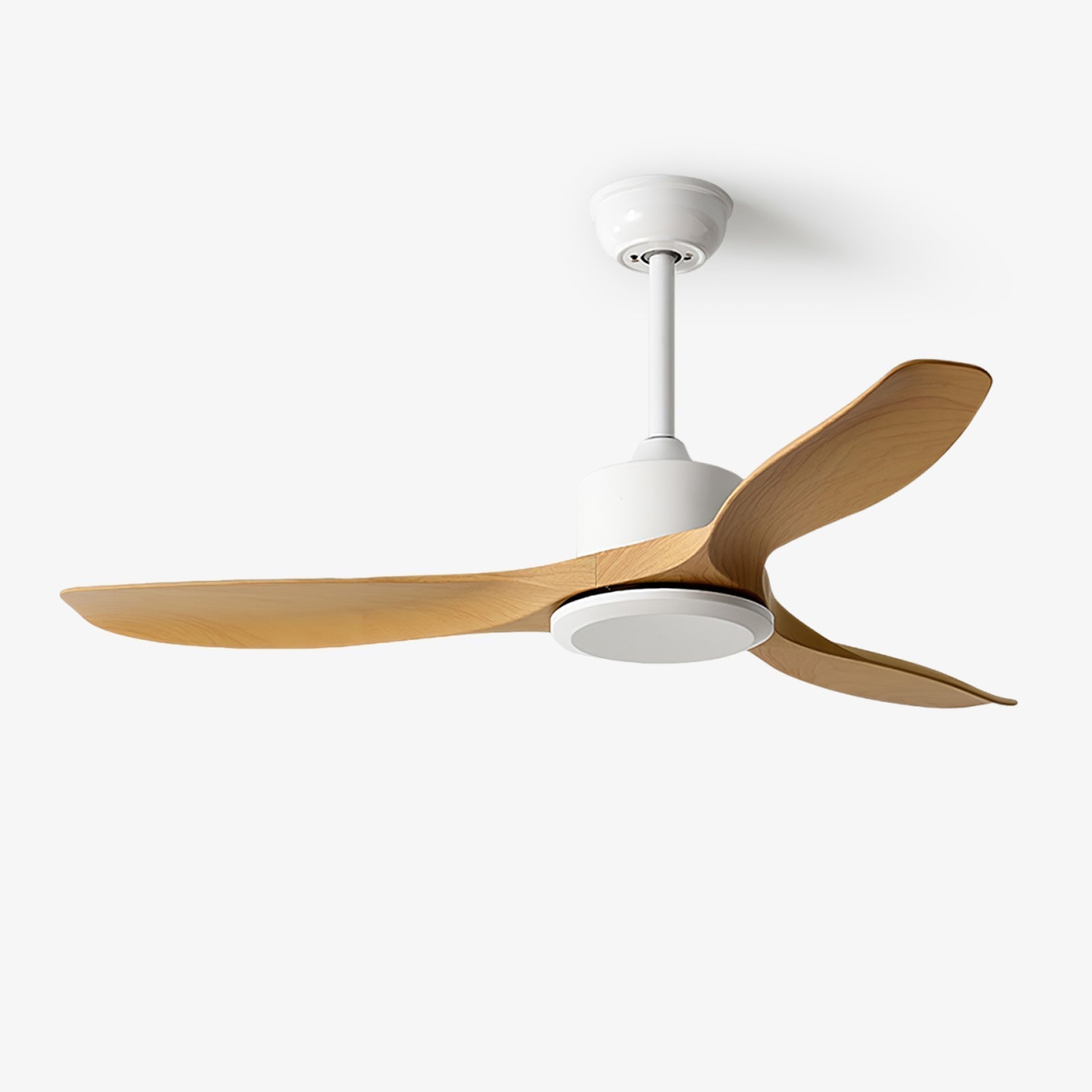 Nielse Vintage Ceiling Fan Without Light Wood Color Livingroom