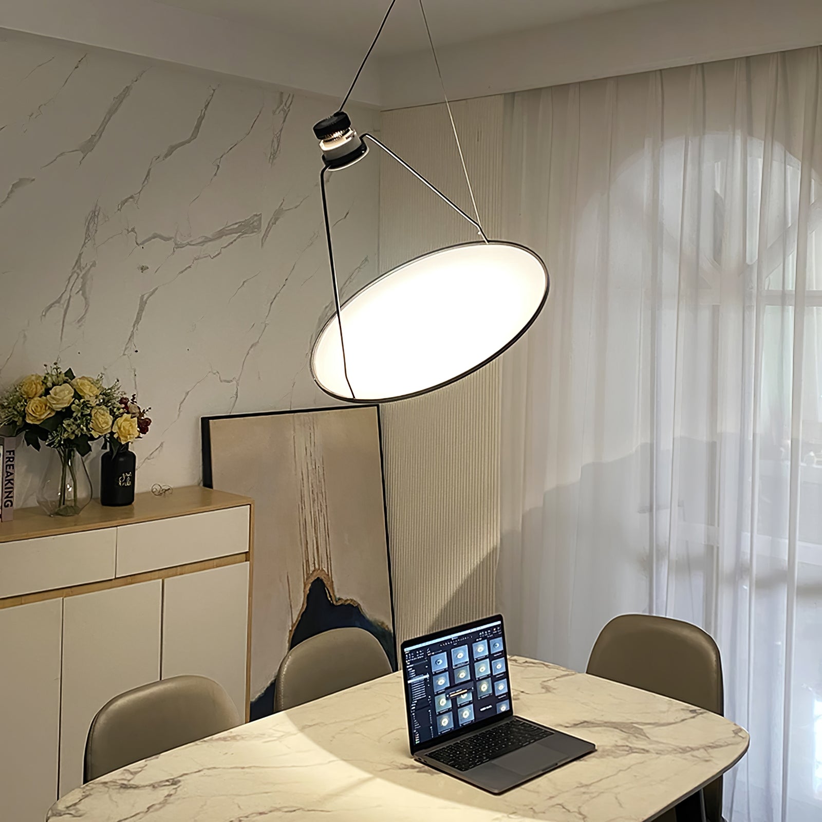 Brio Steel Minimalistic Pendant Lamp
