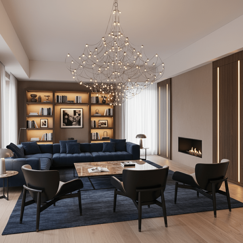 Amos Stellar Cloud Chandelier
