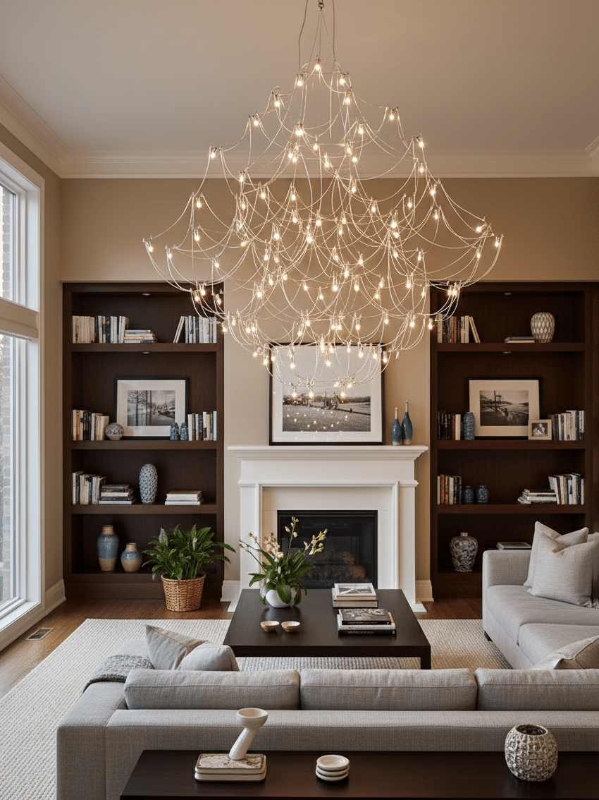 Amos Stellar Cloud Chandelier