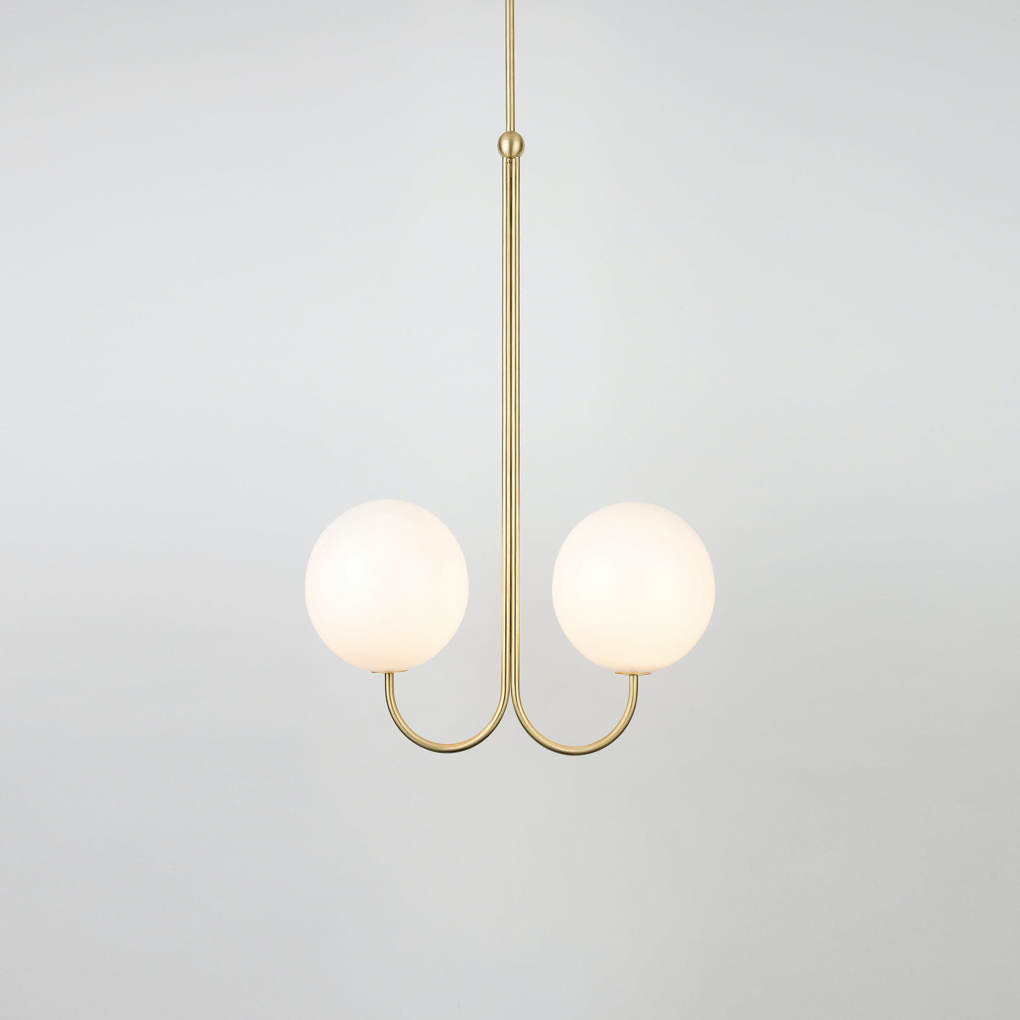 Brin Metal & Glass Elegant Pendant Light