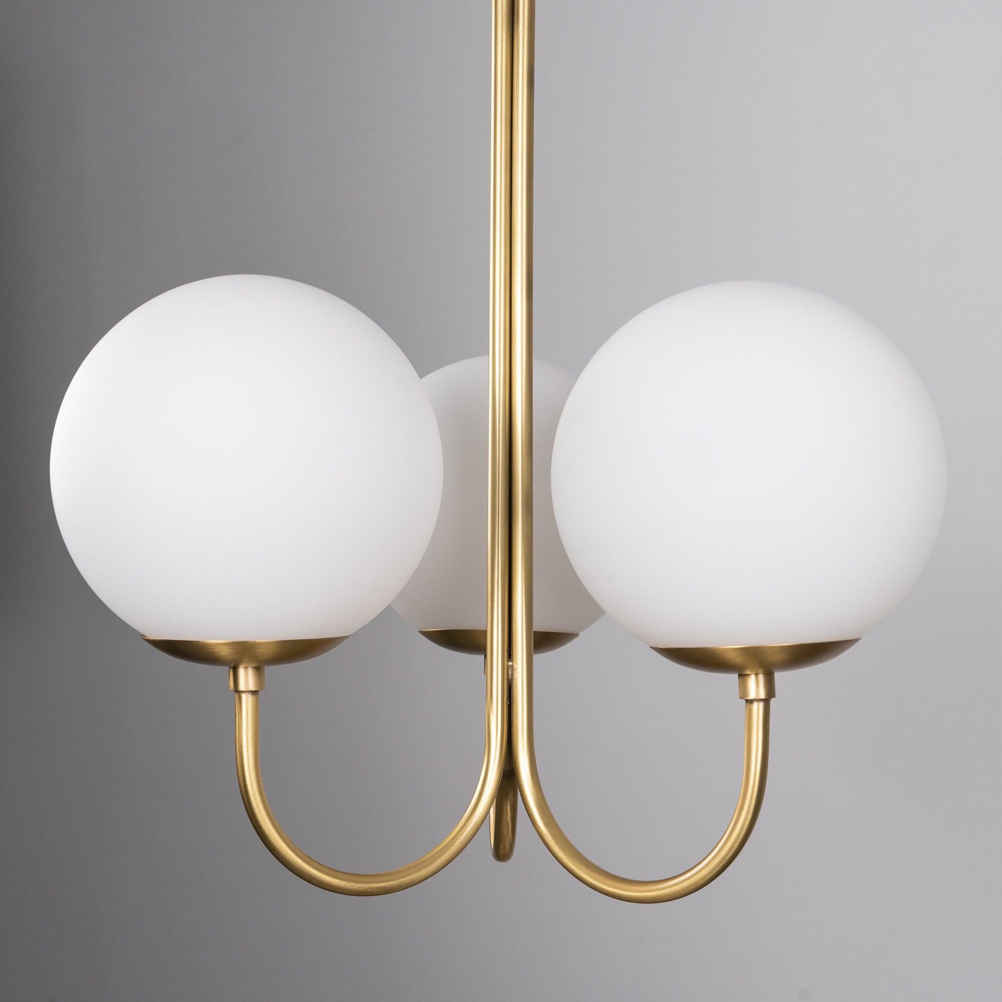 Brin Metal & Glass Elegant Pendant Light