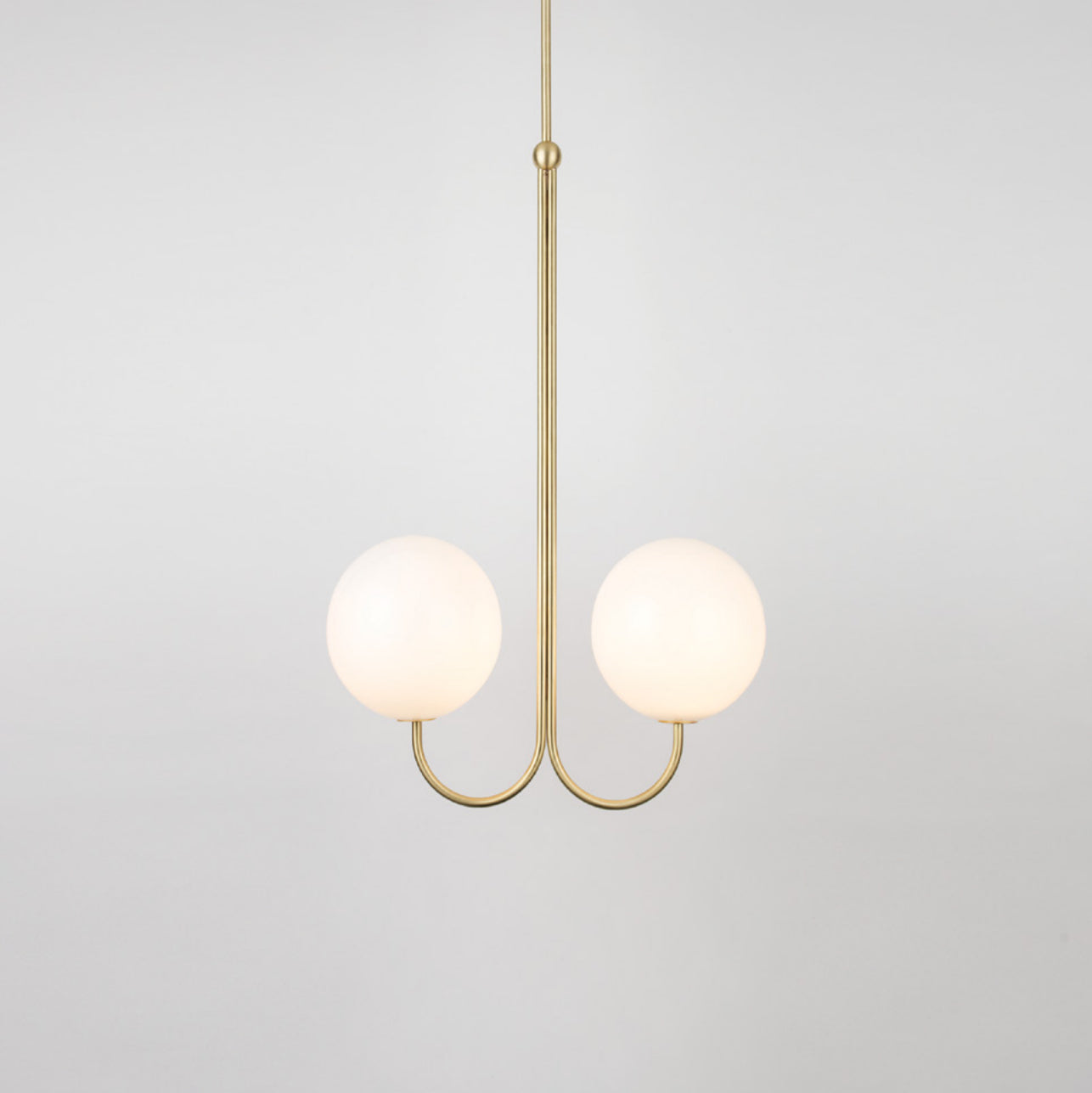 Brin Metal & Glass Elegant Pendant Light
