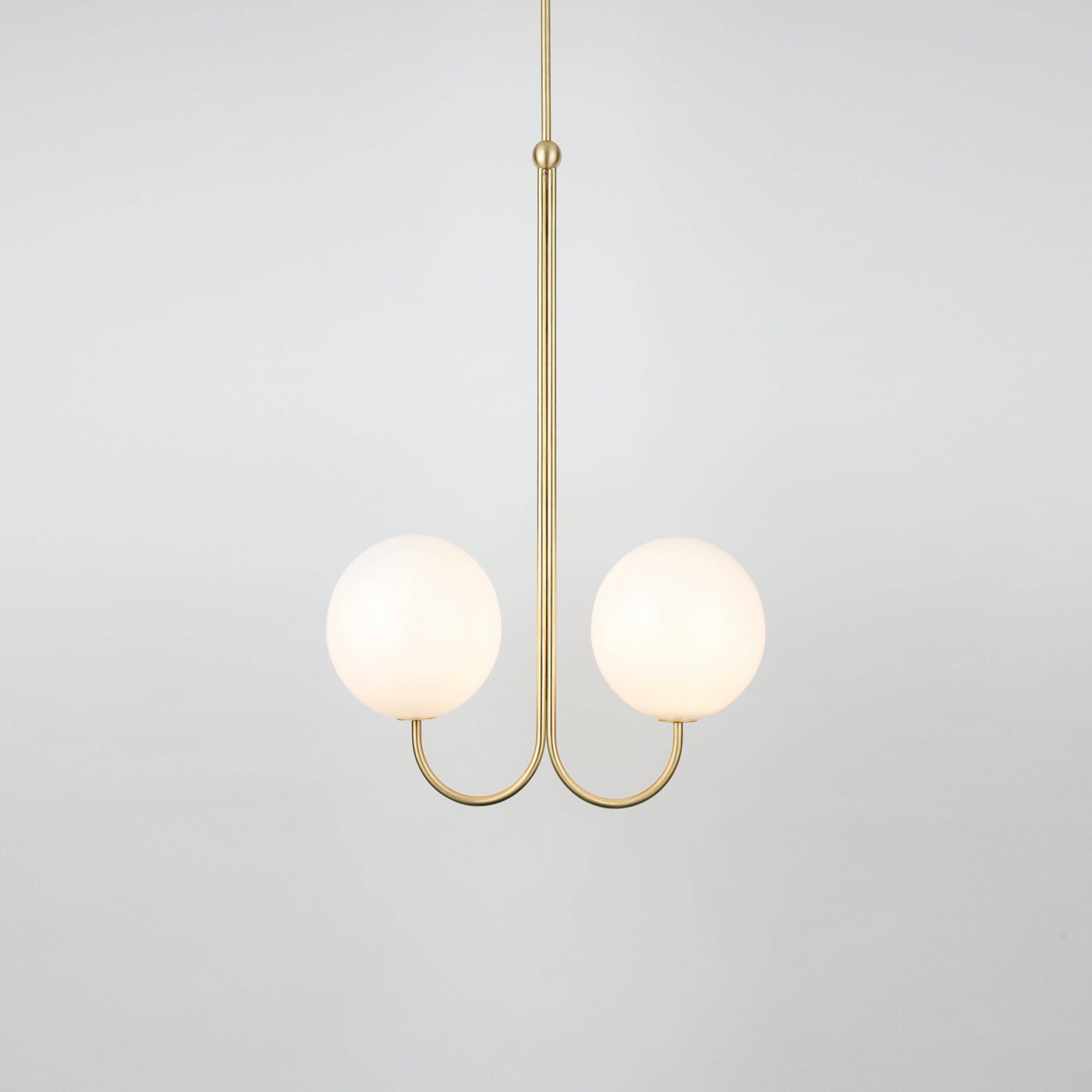 Brin Metal & Glass Elegant Pendant Light