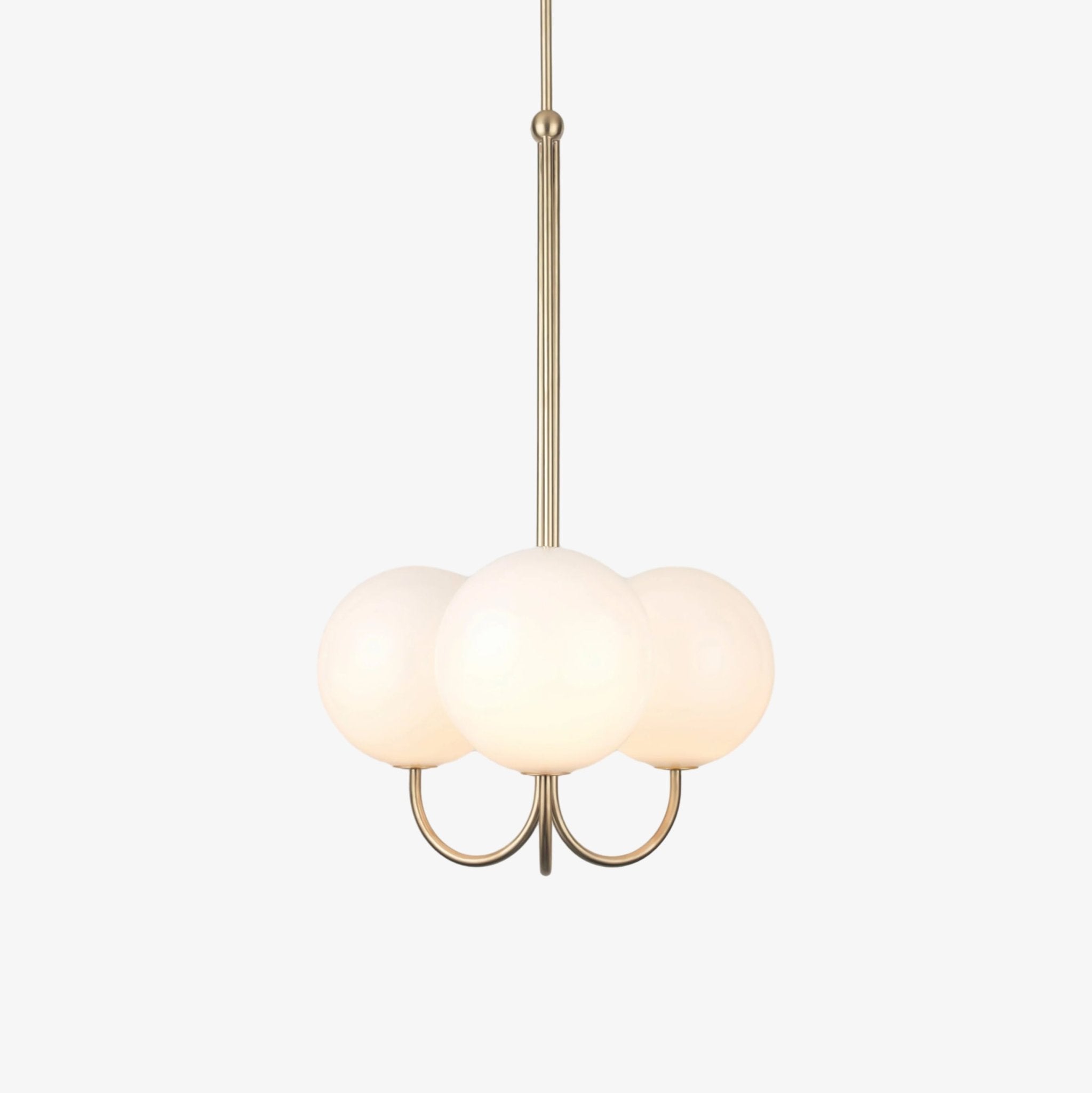 Brin Metal & Glass Elegant Pendant Light