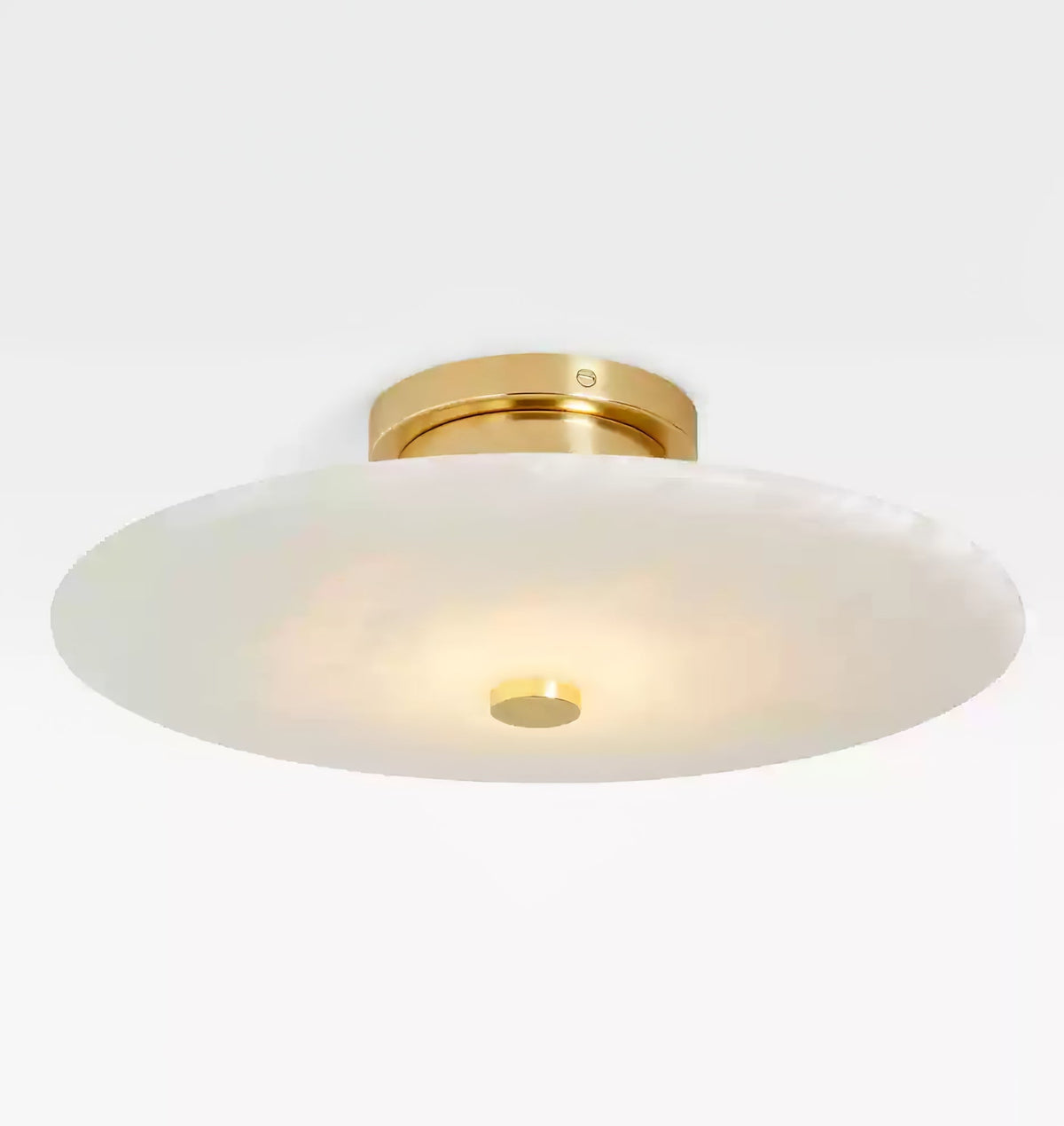 Ines Eterna Modern White Alabaster Wall Lamp