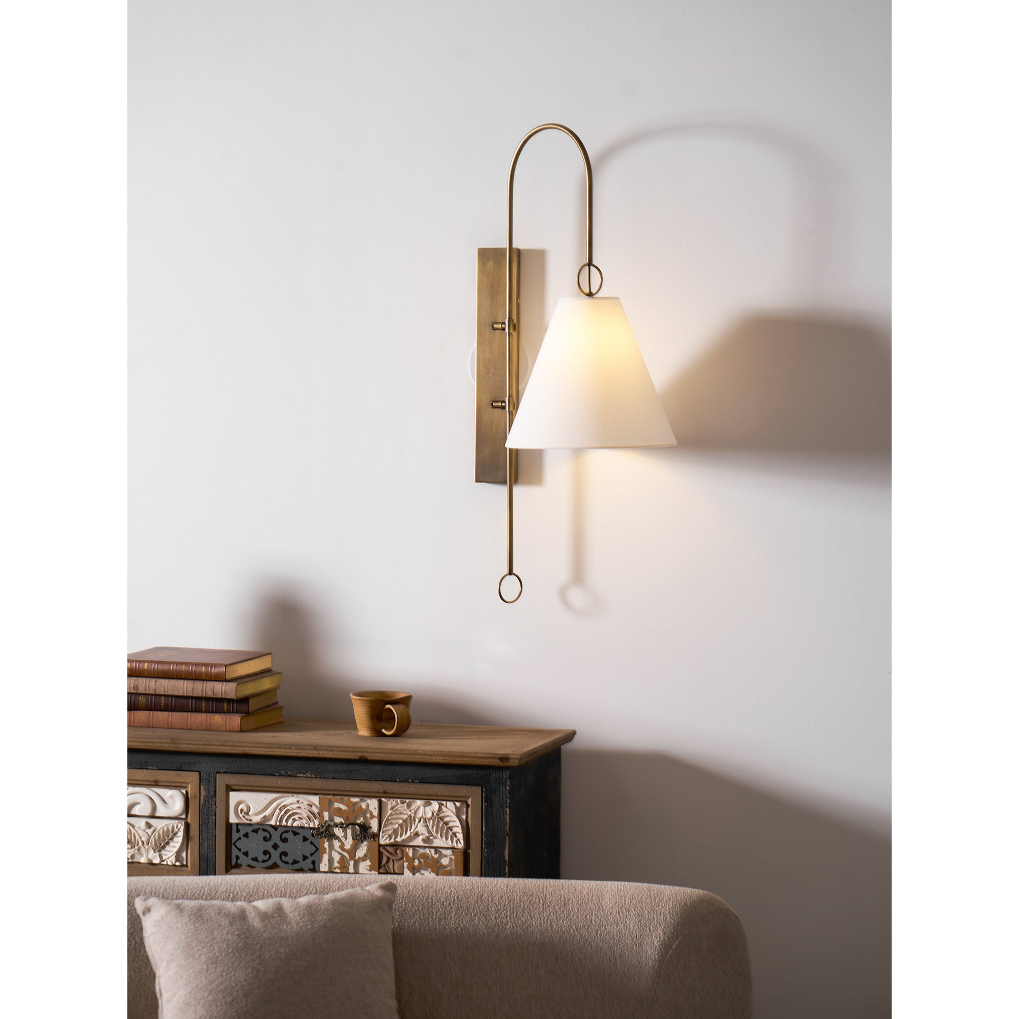 Ravenstead Brass Indoor Wall Light