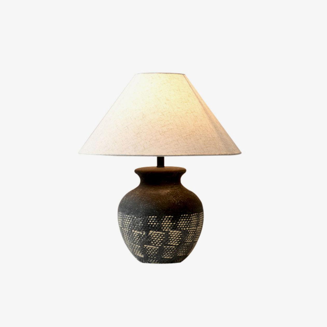 Crin Minimalist Ceramics Table Lamp