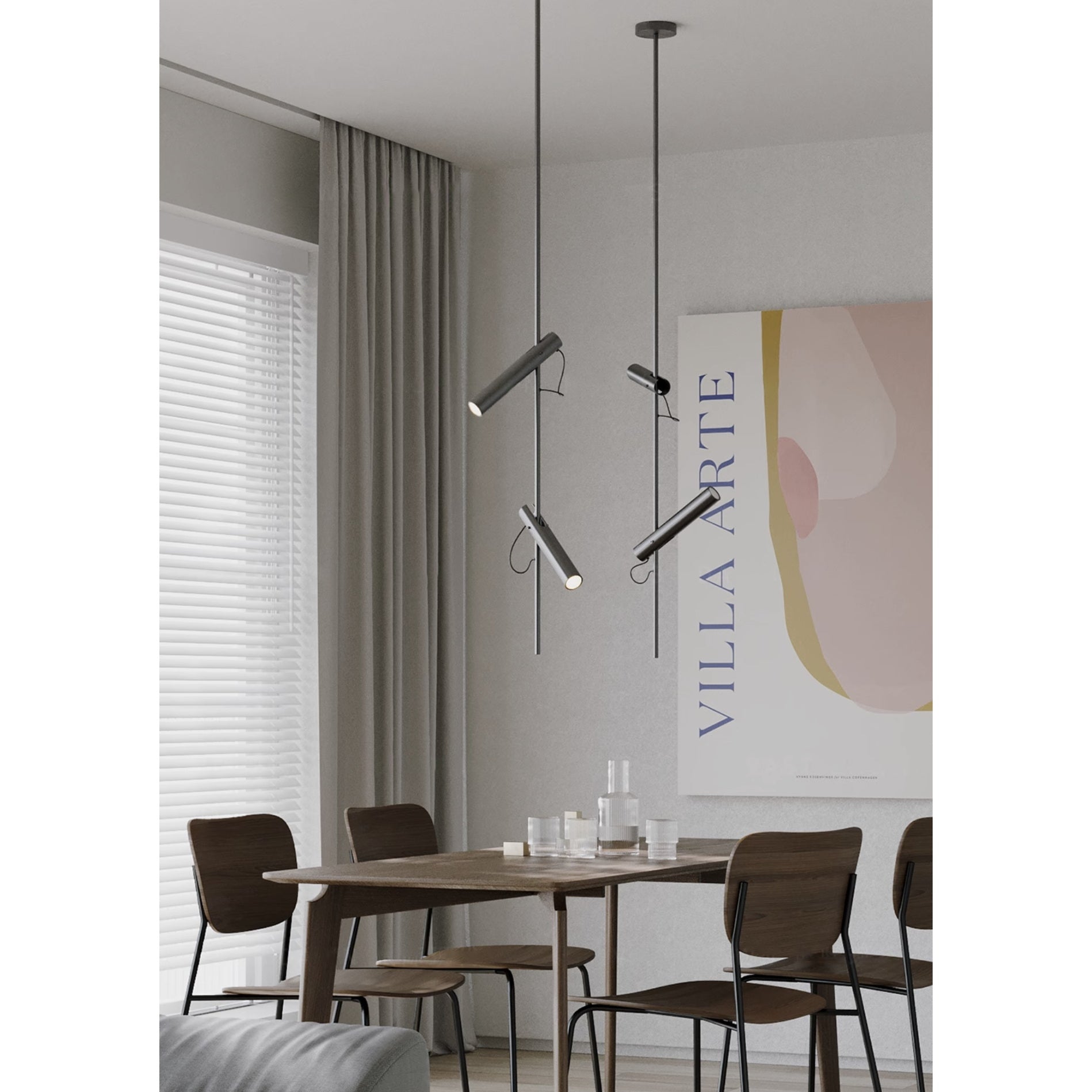 Jarnbruvyi Modern Minimalist Line Pendant Light