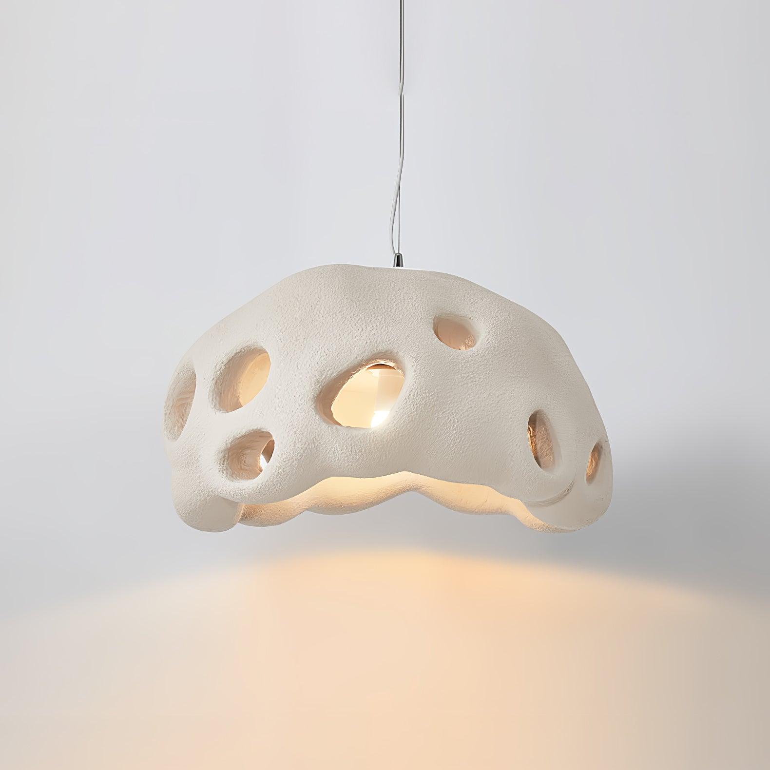 Celarira Pendant Light Resin White for Living Room