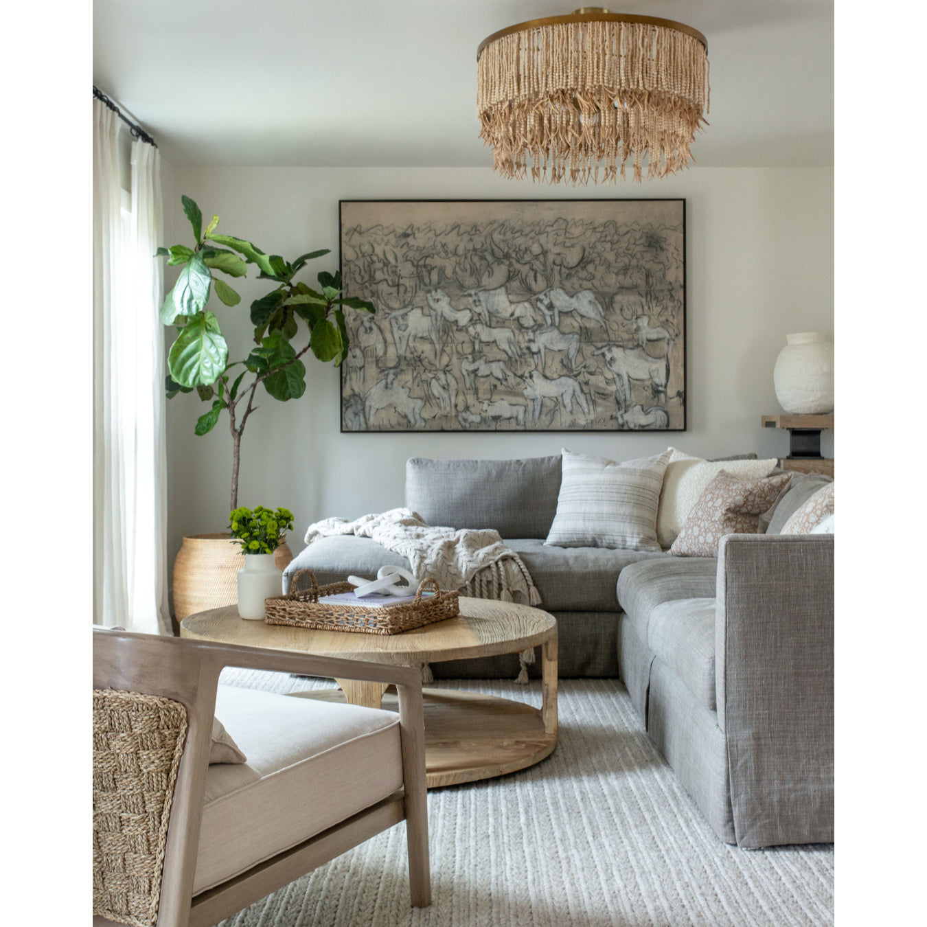 Fiorafield Wood Chandelier