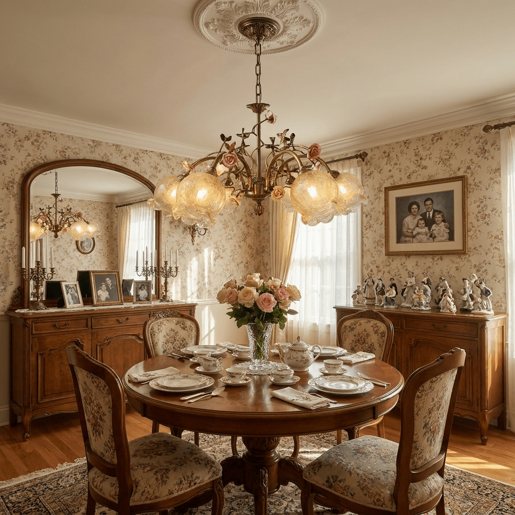 Rosavelle Brass Rose Chandelier