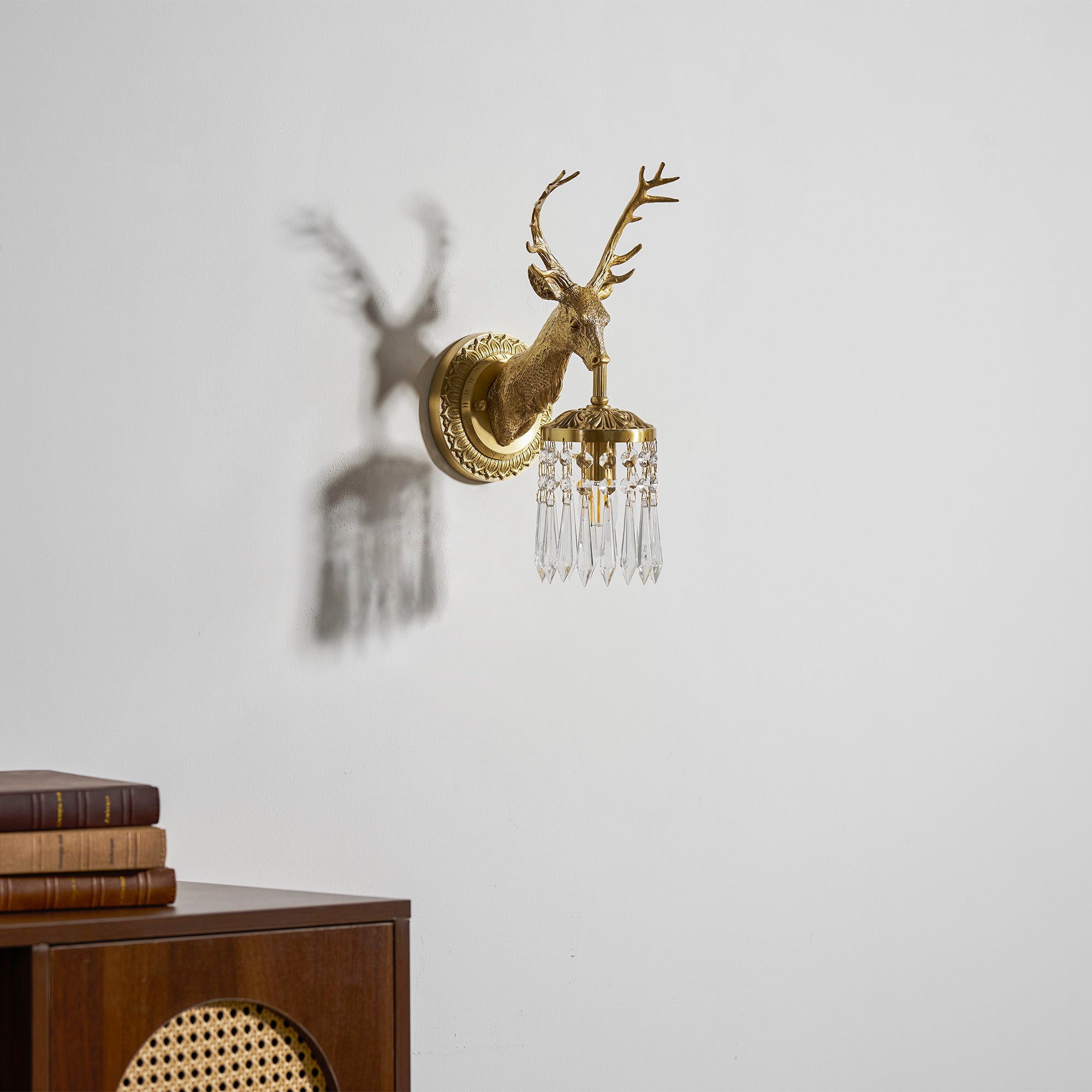 Valeridge Antler Crystal Indoor Wall Light