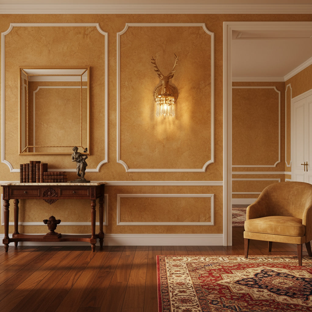 Valeridge Antler Crystal Indoor Wall Light