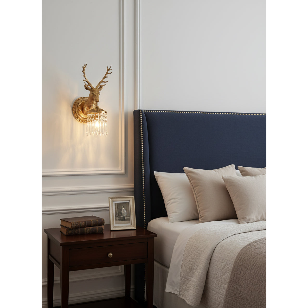 Valeridge Antler Crystal Indoor Wall Light