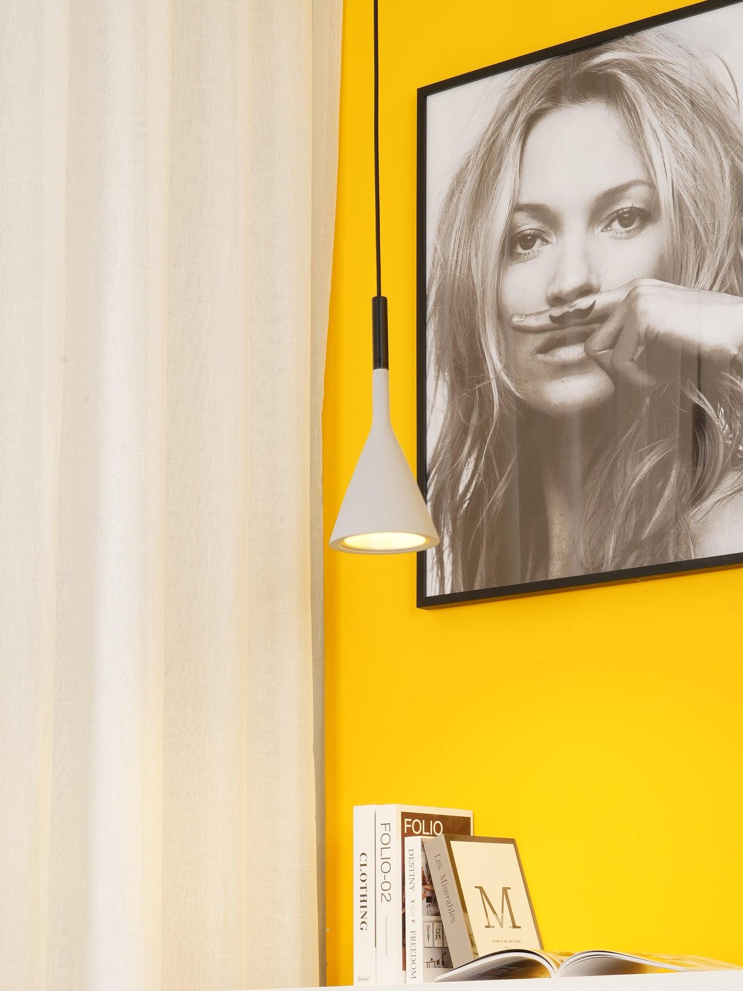 Veyloth Conical Concrete Pendant Light
