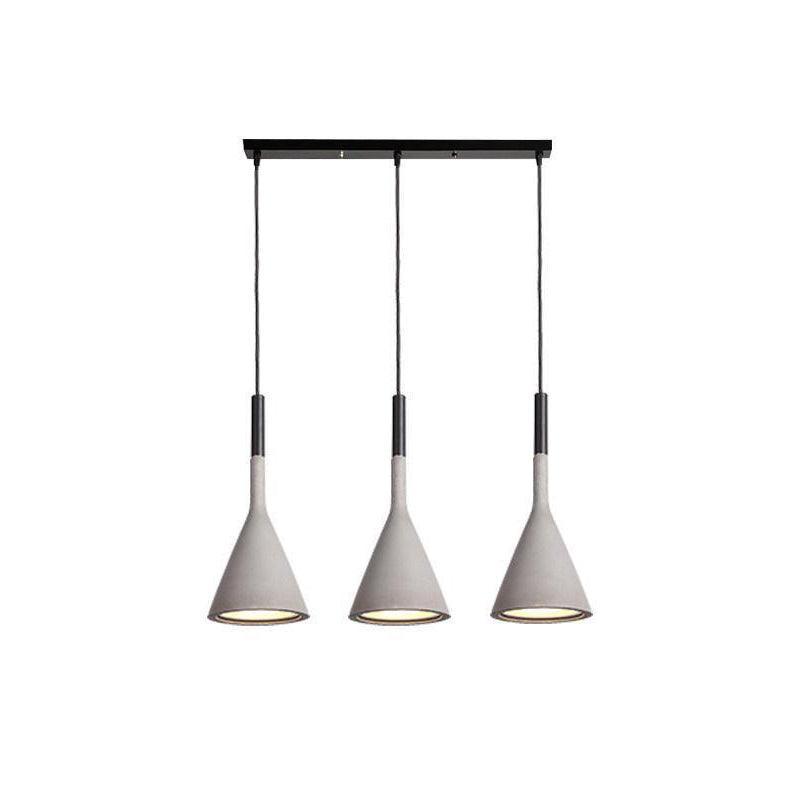 Veyloth Conical Concrete Pendant Light