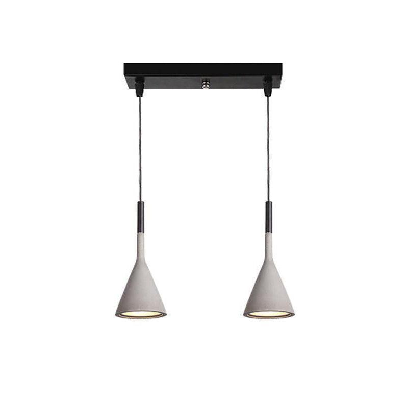 Veyloth Conical Concrete Pendant Light