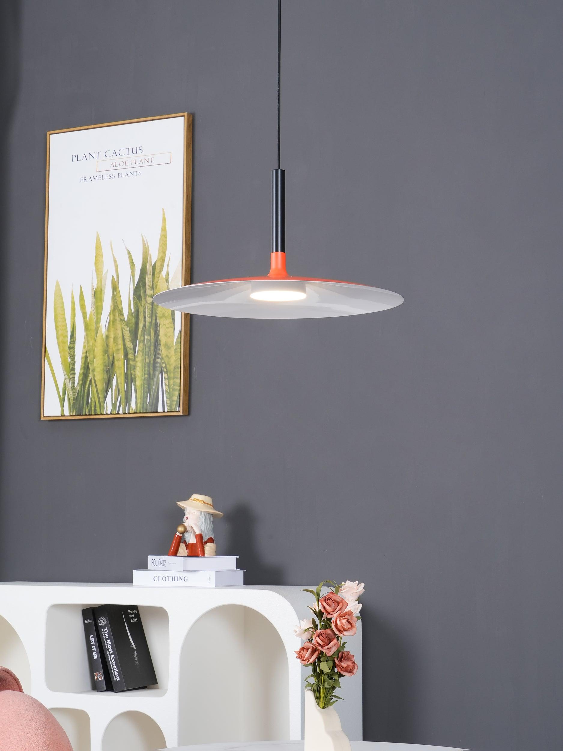 Ardinena Pendant Lamp Aluminum Flat Disc