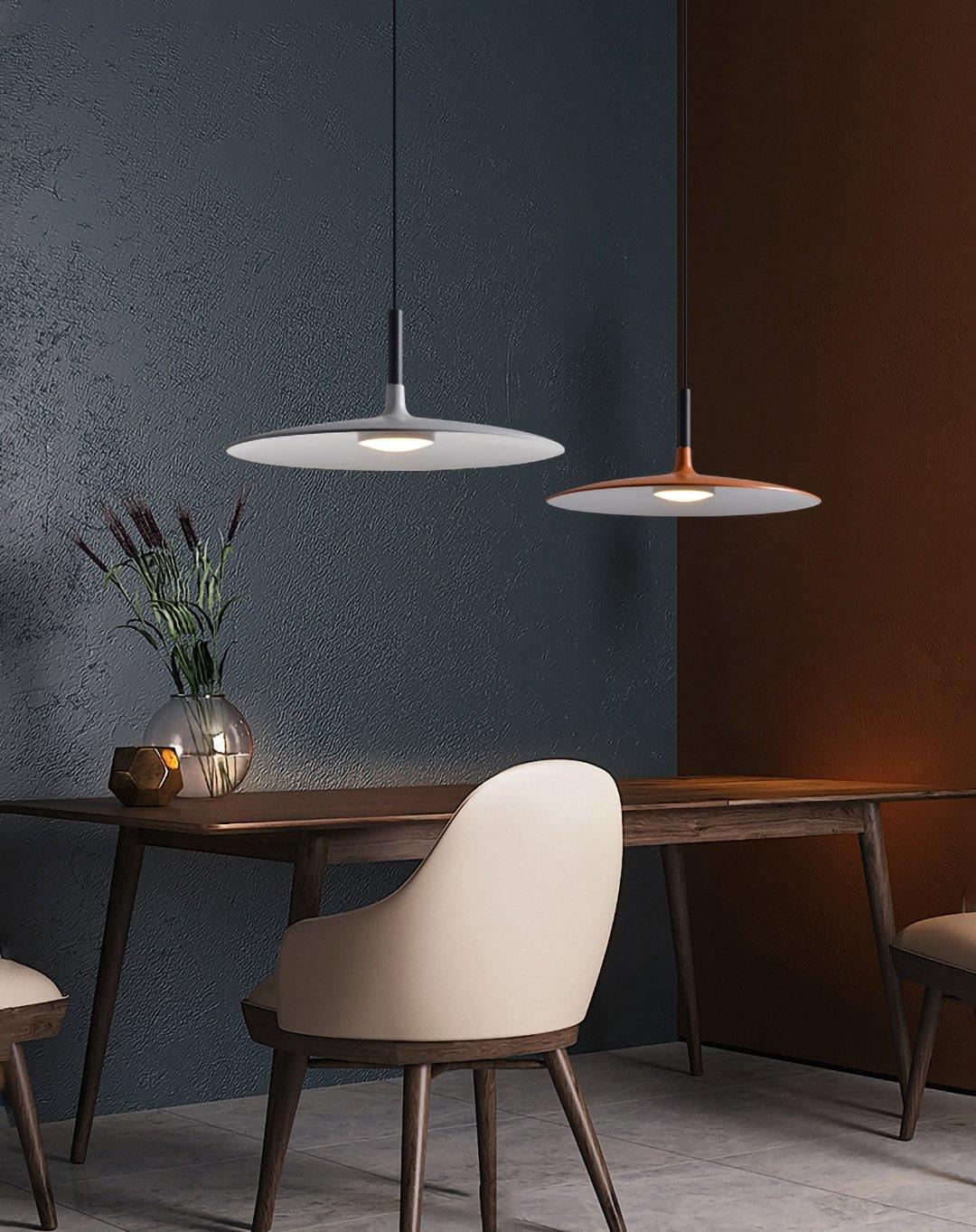 Ardinena Pendant Lamp Aluminum Flat Disc