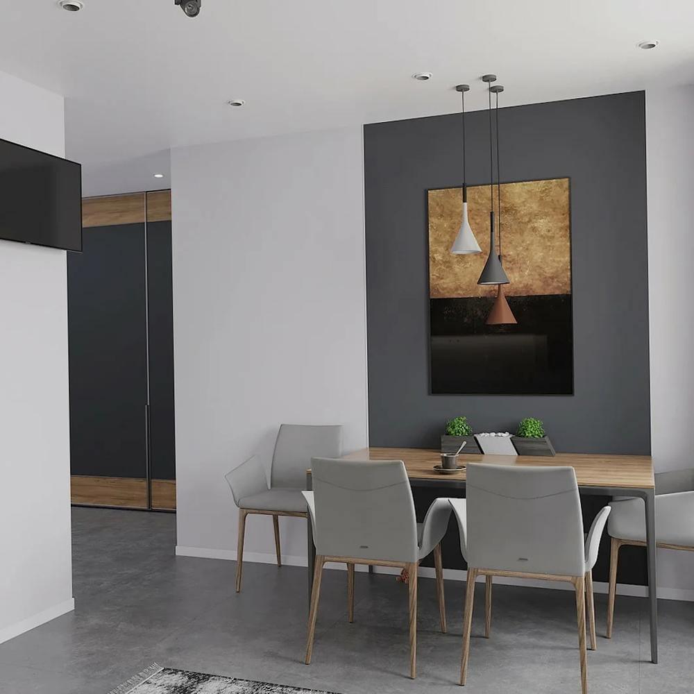 Veyloth Conical Concrete Pendant Light