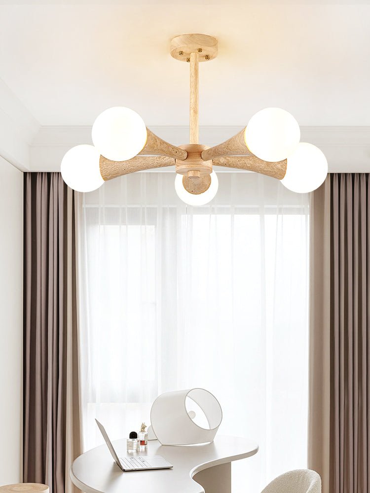 Arbor Travertine Chandelier