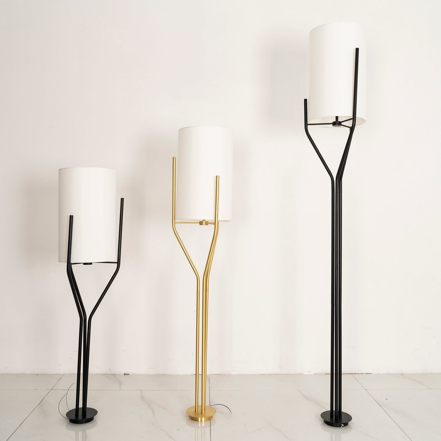 Cex Chandelier LED 3-Lights Brass Modern