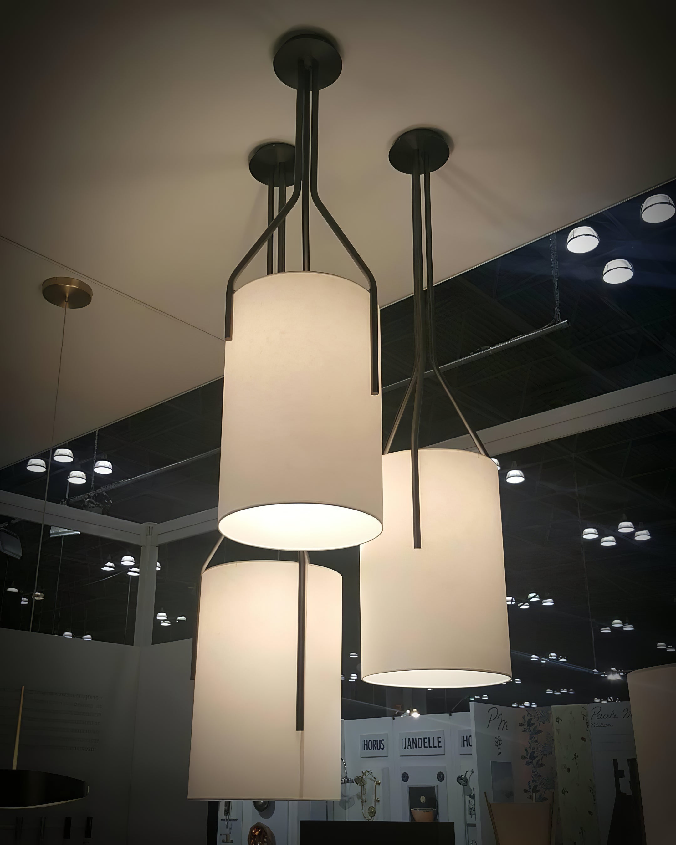 Cex Chandelier LED 3-Lights Brass Modern