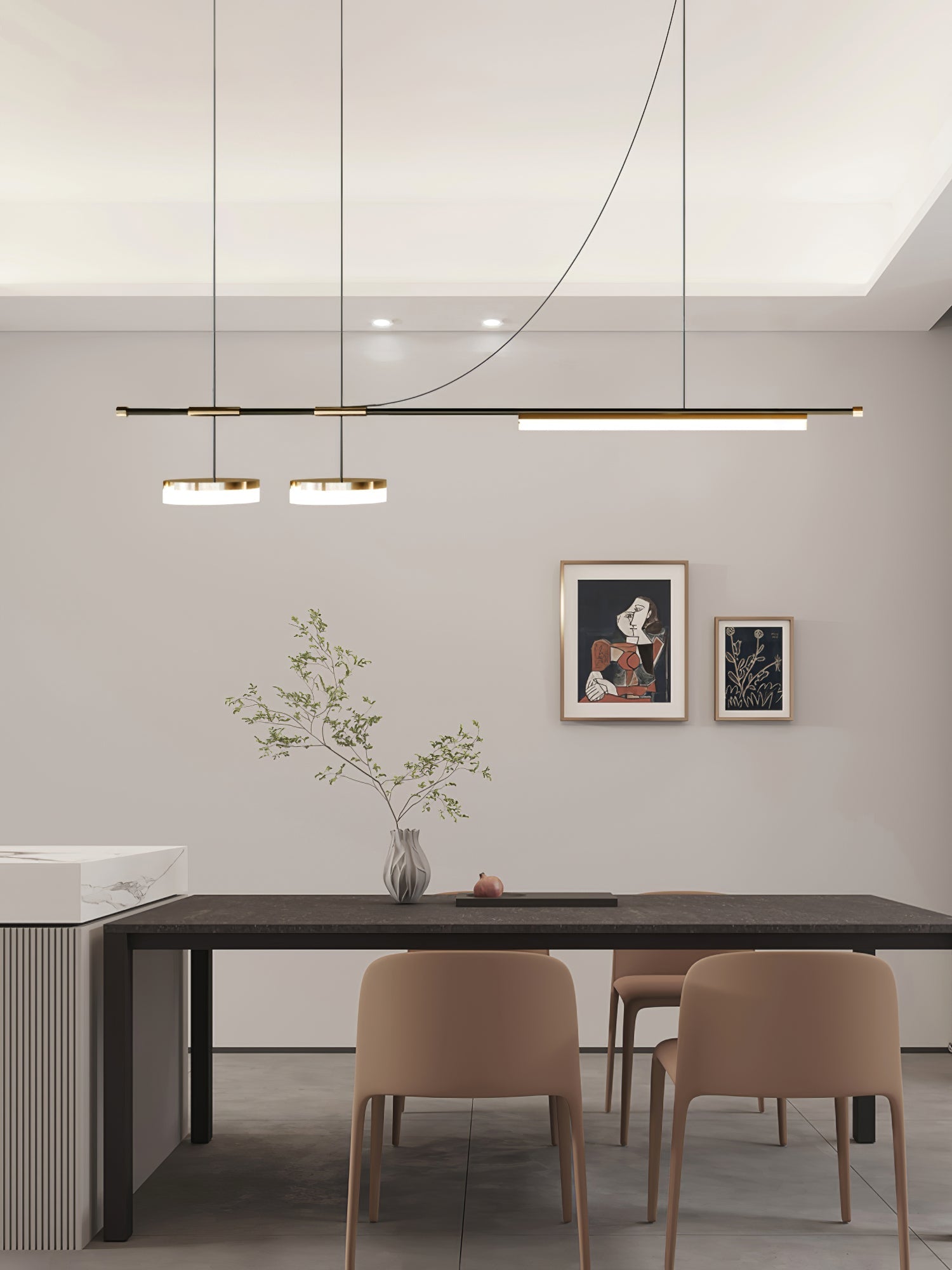 Avenanine Linear Modern Pendant Light