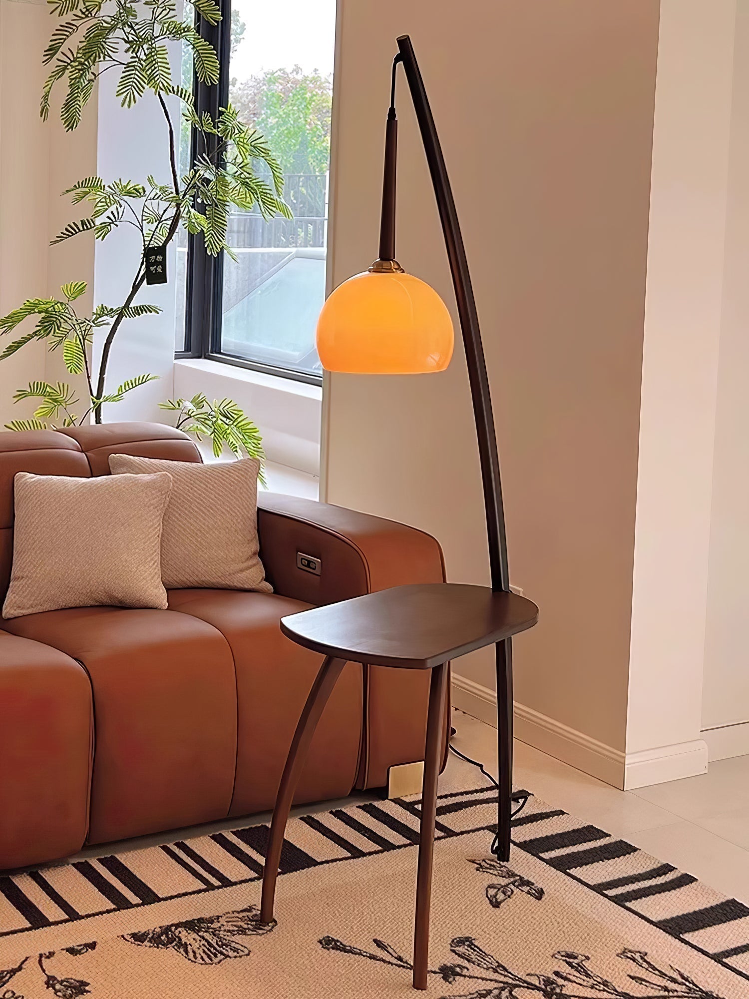 Arcada Arc Sphere Floor Lamp