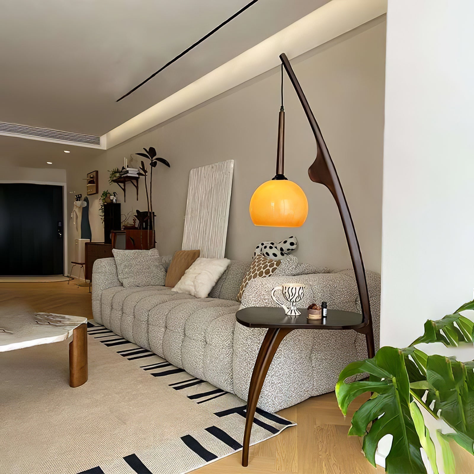 Arcada Arc Sphere Floor Lamp