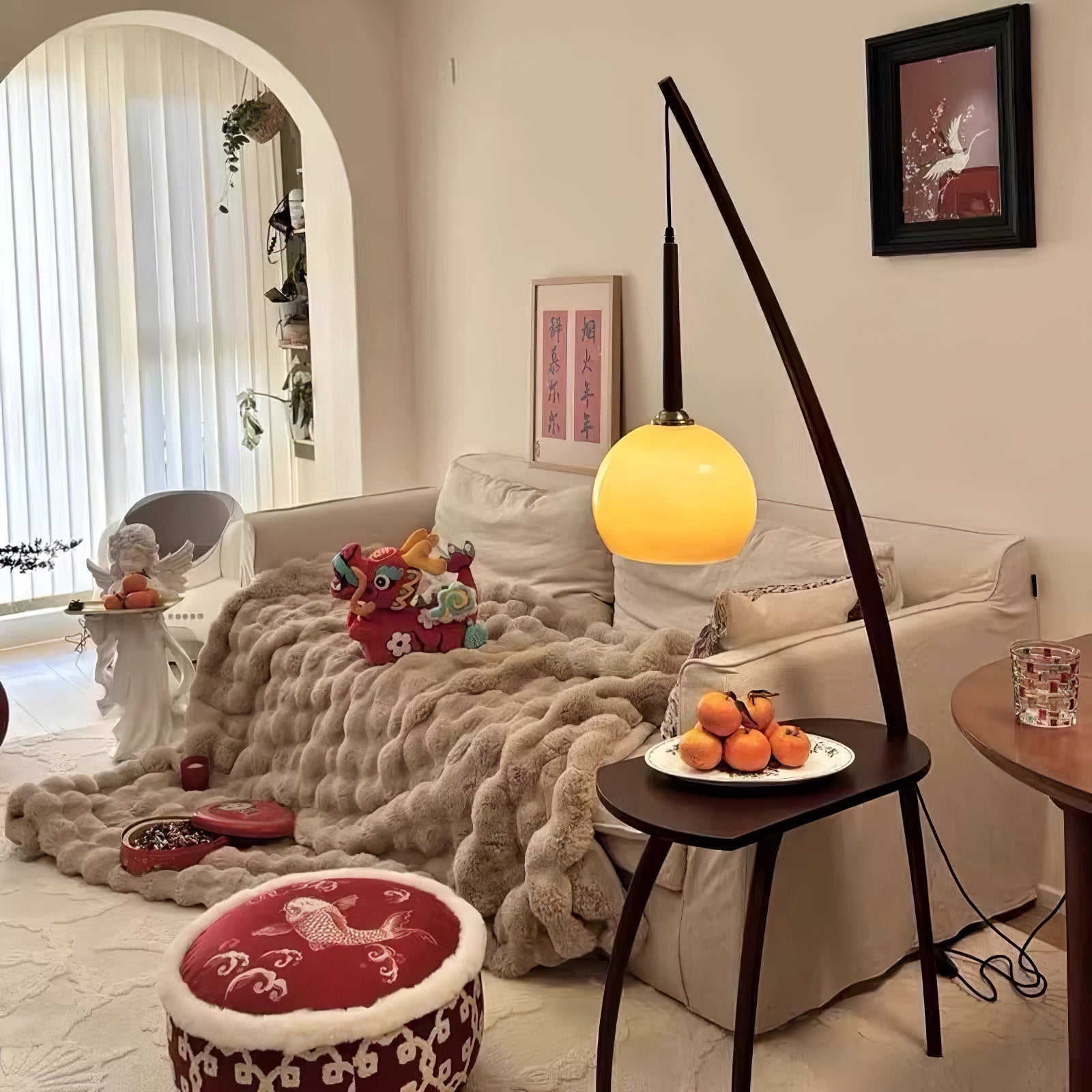 Arcada Arc Sphere Floor Lamp
