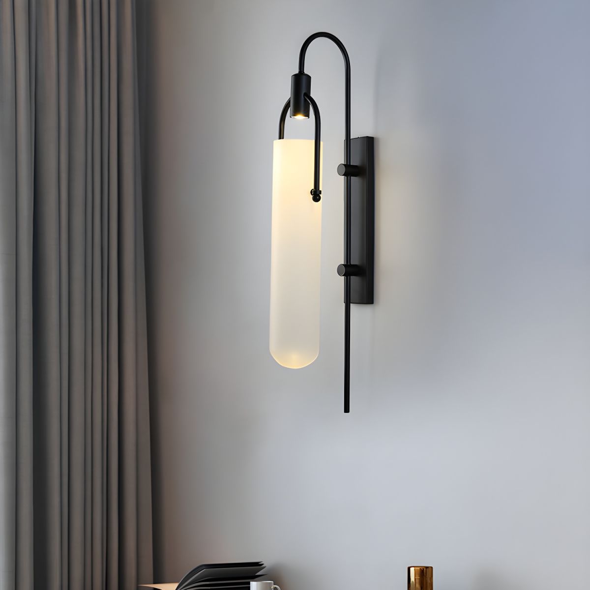 Liororaya Wall Lamp Arc Glass Modern