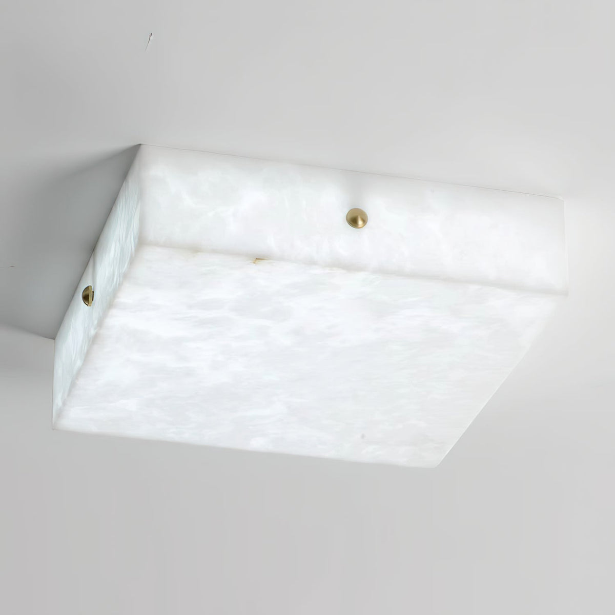 Rauduvys Modern Minimalist Alabaster Ceiling Light
