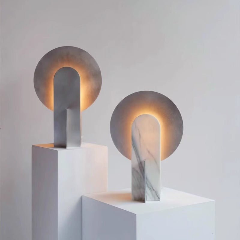 Solvique Arch Marble Table Lamp