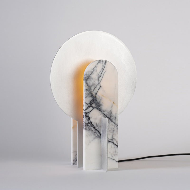 Solvique Arch Marble Table Lamp