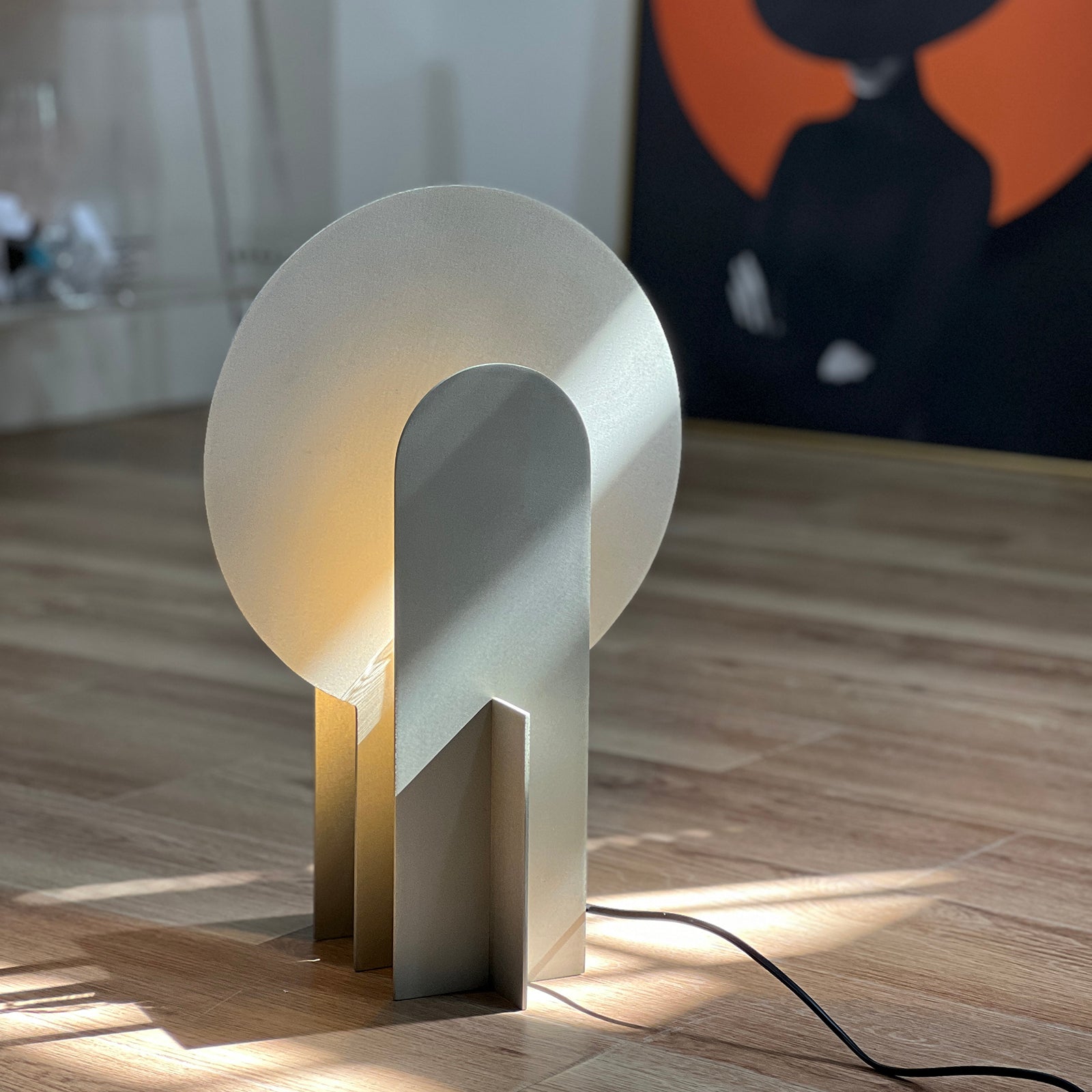 Solvique Arch Marble Table Lamp
