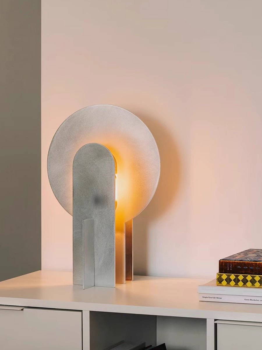 Solvique Arch Marble Table Lamp