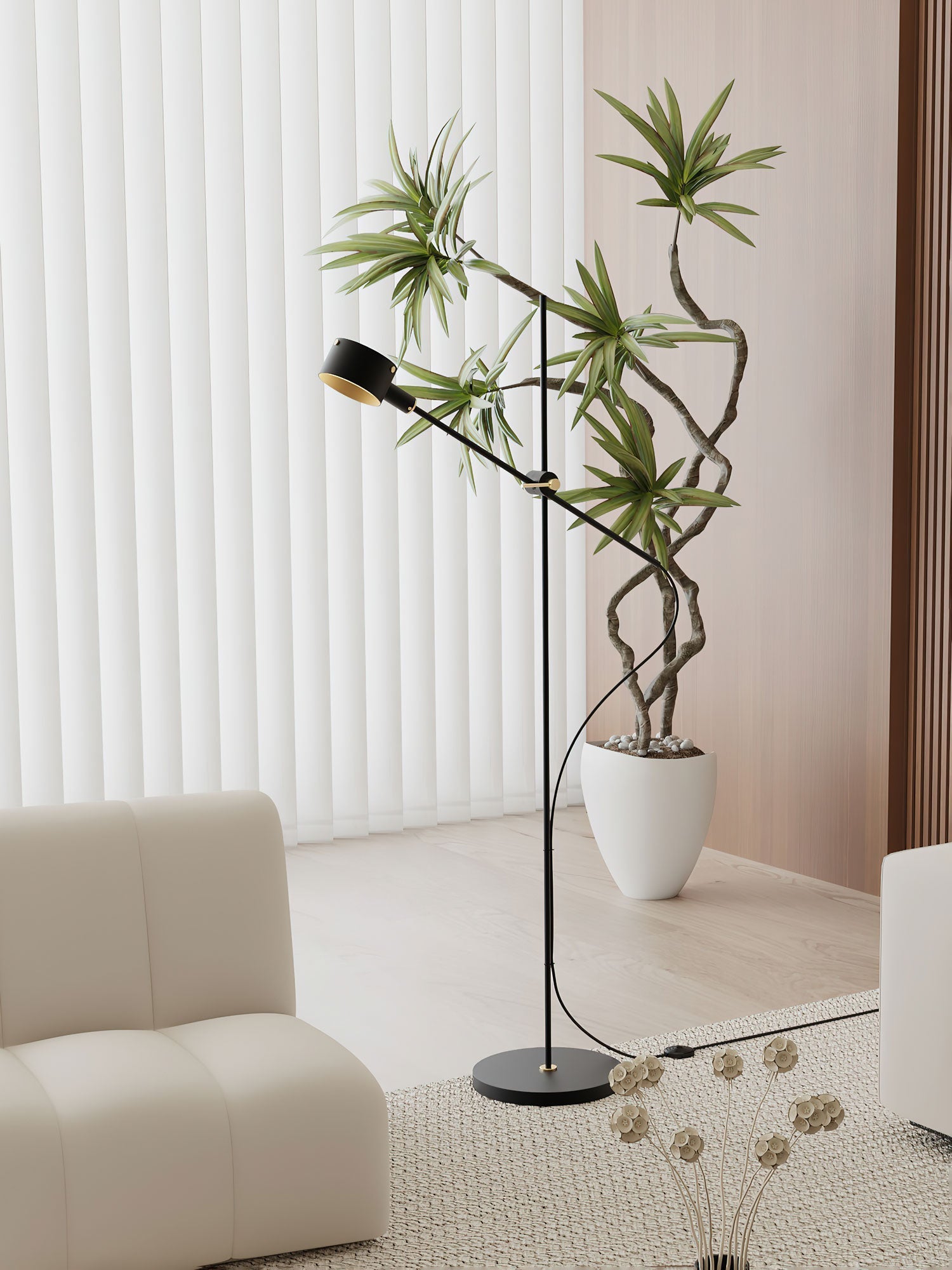 Arclen Adjustable Arm Floor Lamp
