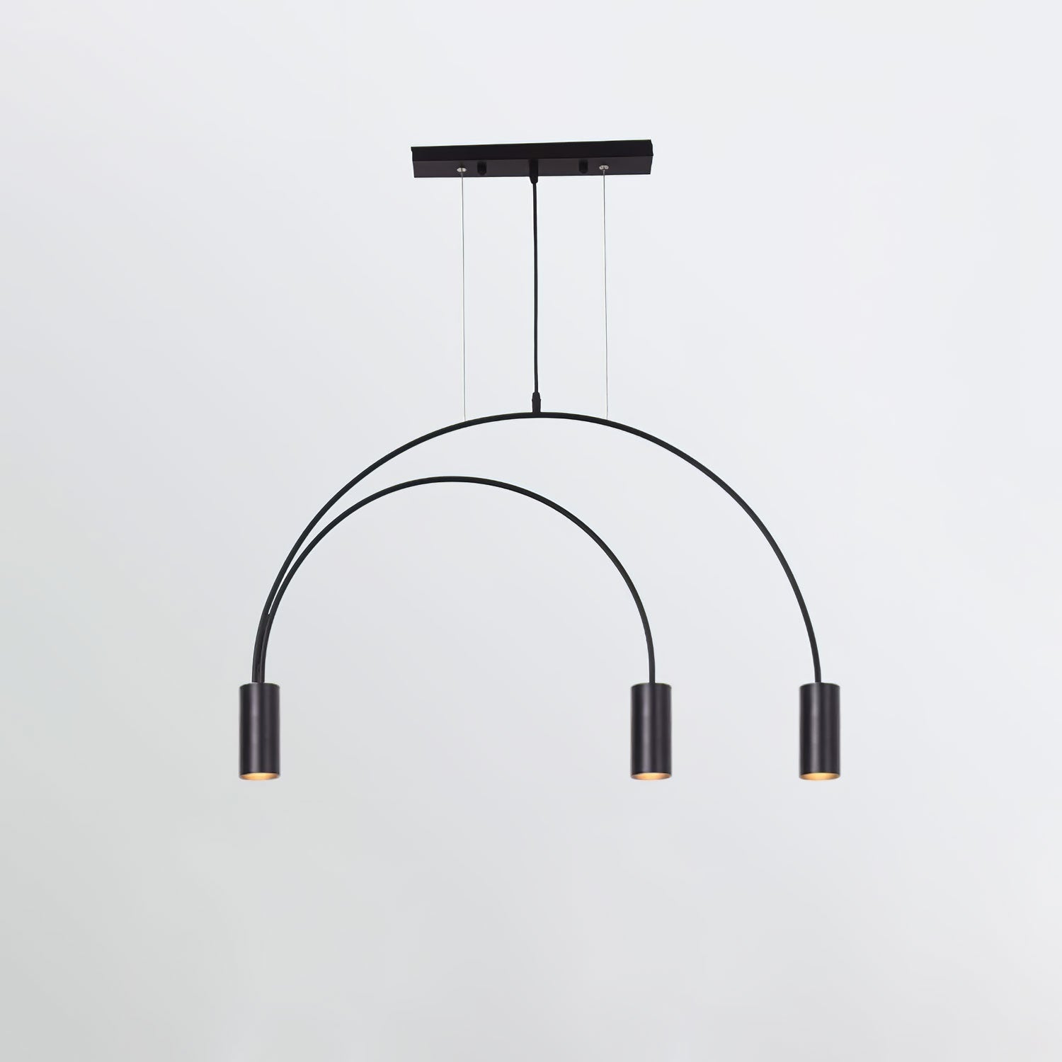 Noriel Pendant Lamp Overlapping Cylinder Minimalist Dining Room