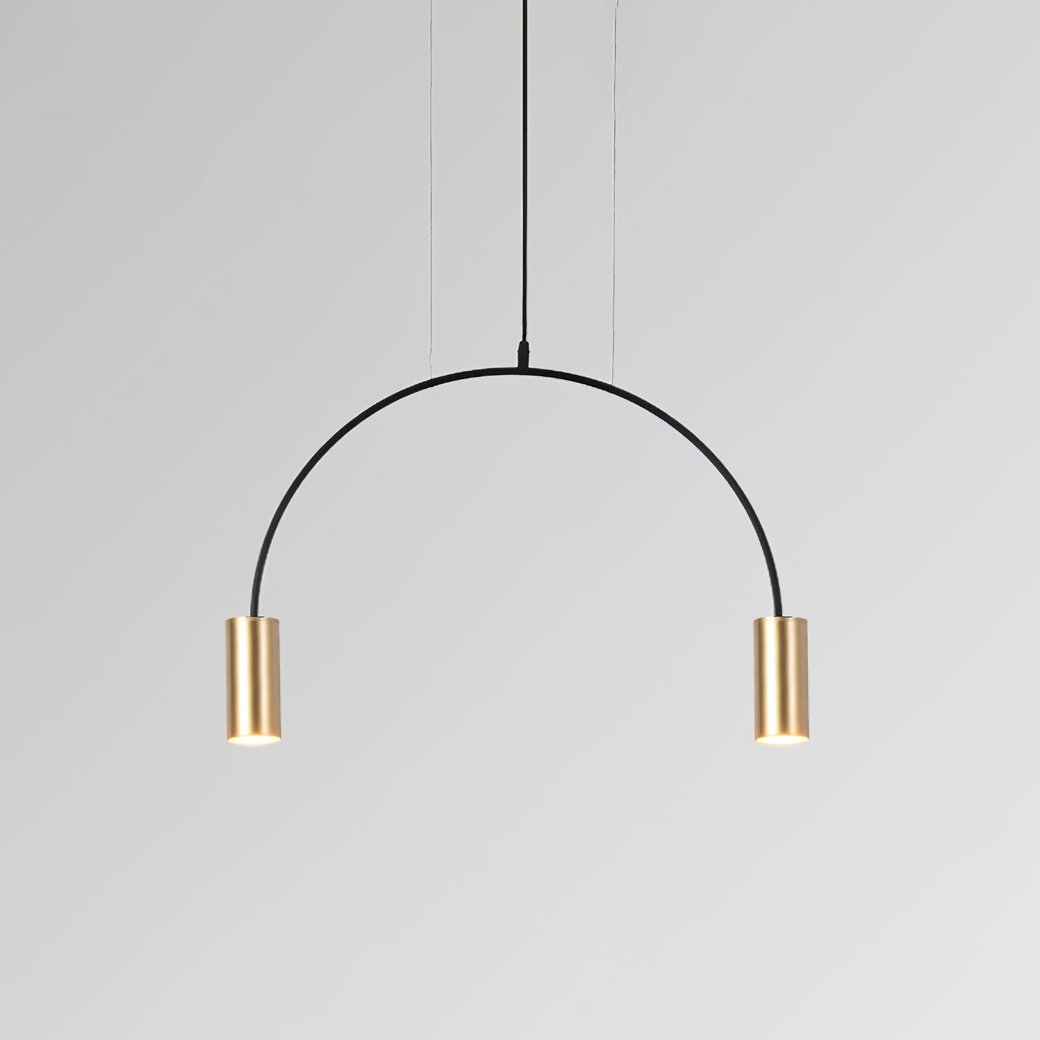 Noriel Pendant Lamp Overlapping Cylinder Minimalist Dining Room