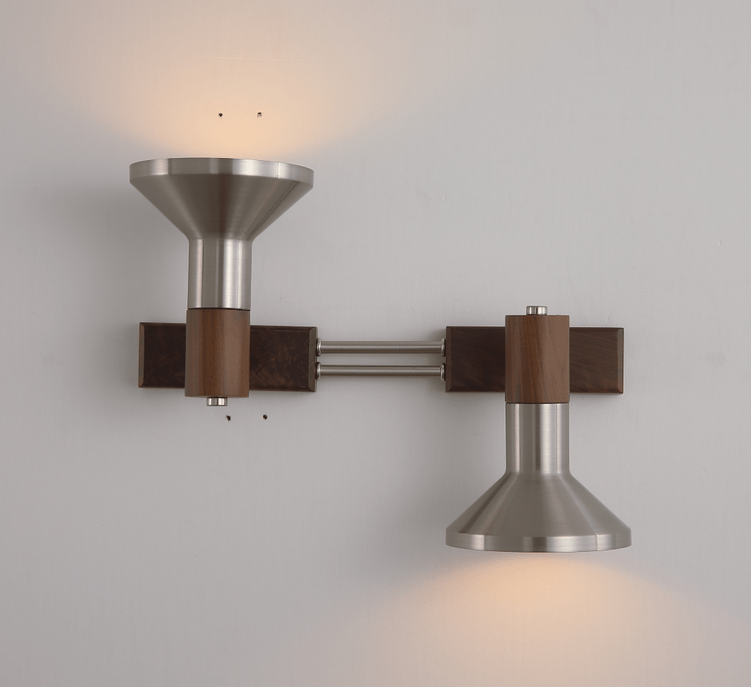 Ardell Dual Spotlight Wall Lamp