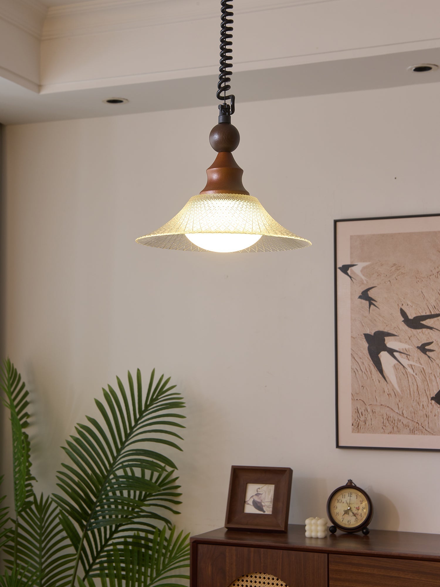 Syraeeth Premium Nordic Art Wood Pendant Light