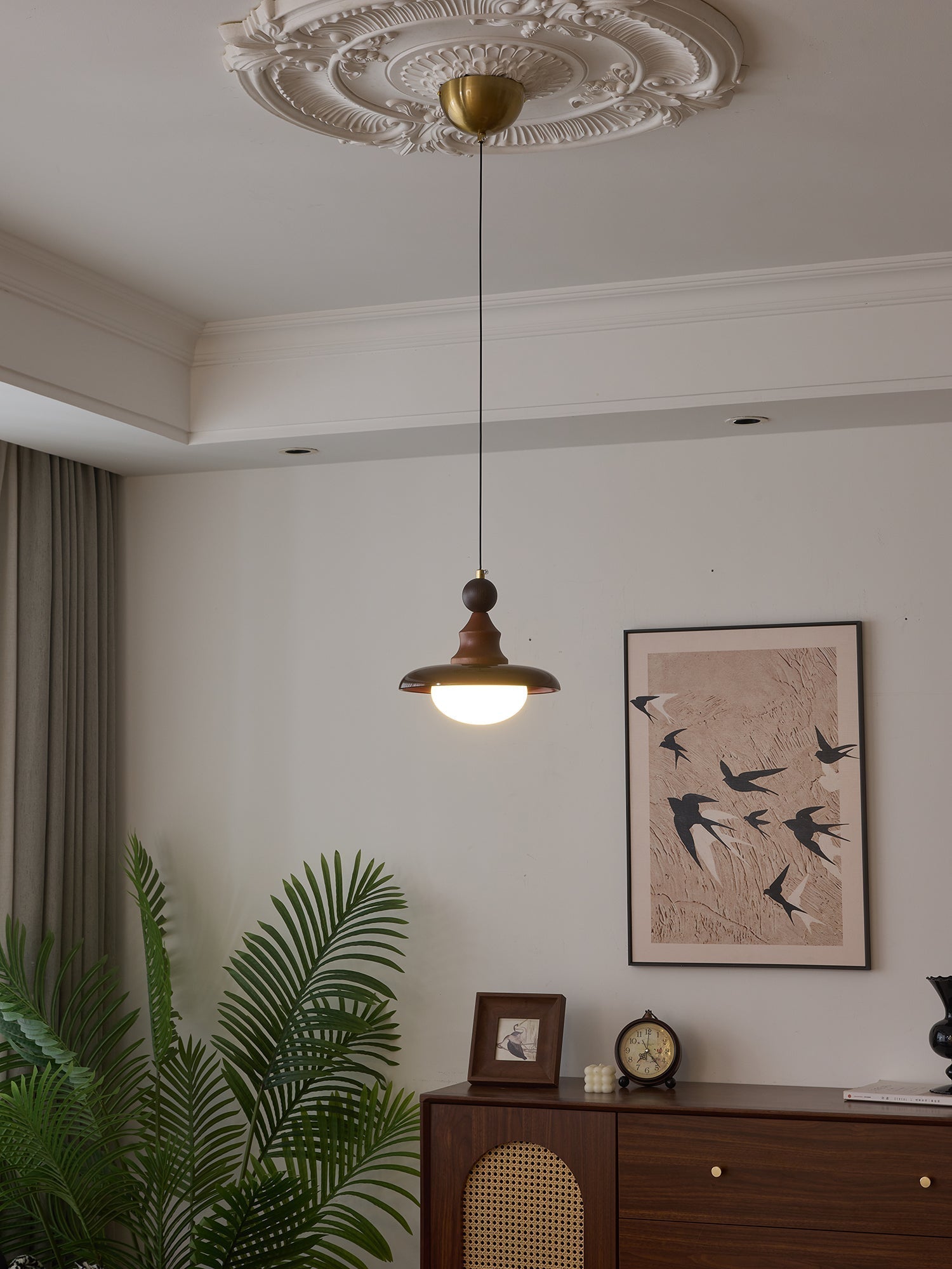 Syraeeth Premium Nordic Art Wood Pendant Light