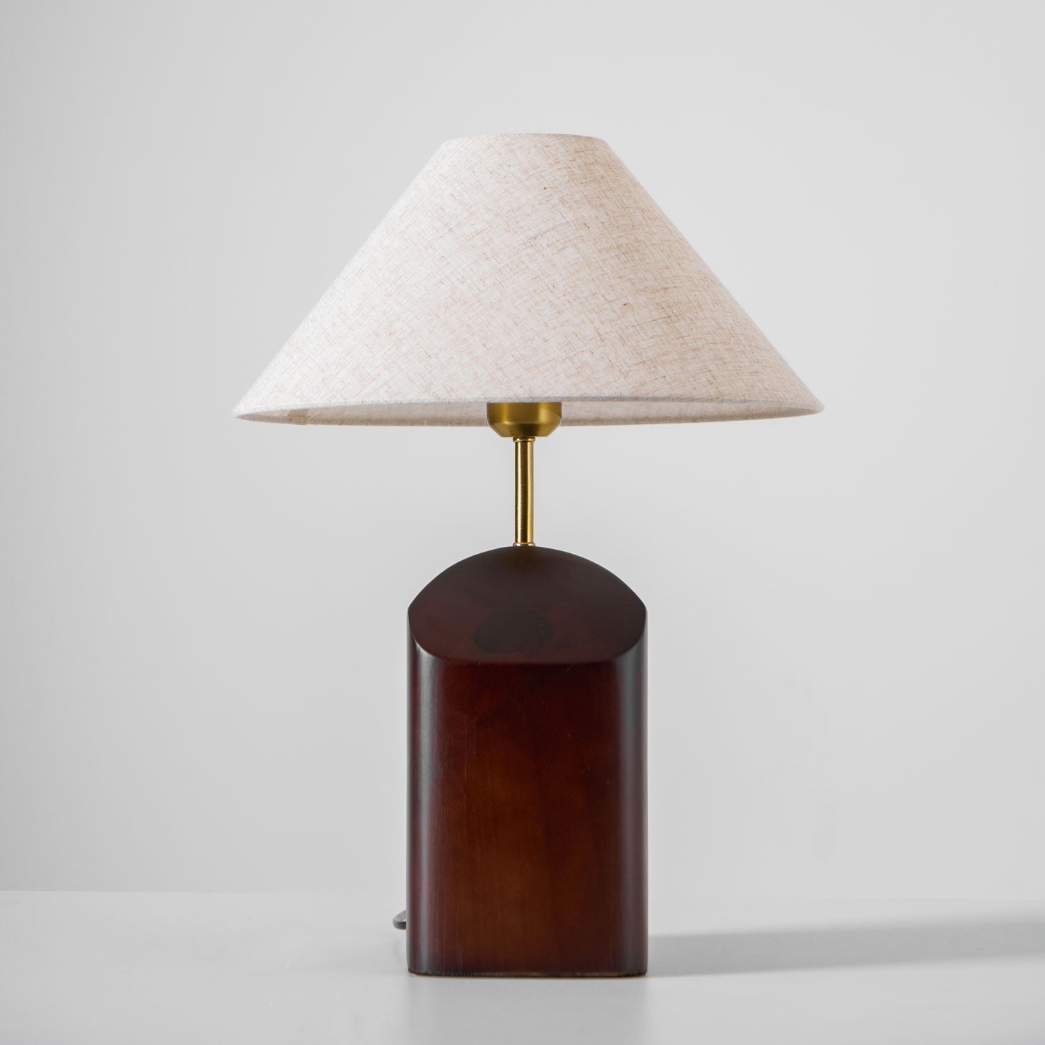 Halene Wood Fabric Table Lamp